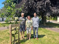 Crediton group assists Mid Devon Council at St Lawrence Green
