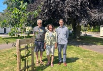 Crediton group assists Mid Devon Council at St Lawrence Green
