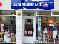 Devon Air Ambulance celebrates relocation of its Okehampton shop 

