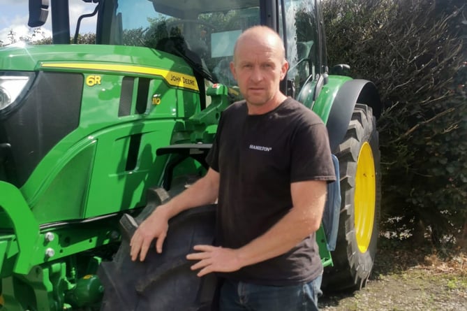 Farmer David Chugg of North Devon has been a victim of multiple thefts from his farm.