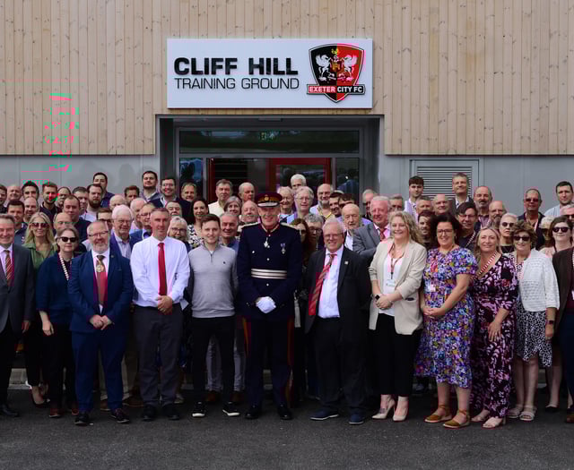 Exeter City FC opens new multi-million pound training facility
