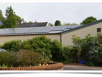 Sandford Parish Hall switches to solar power
