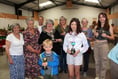 Stephen won 7 trophies at Cheriton Bishop Flower Show
