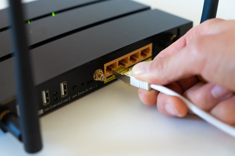 People in Brecon and surrounding areas complained tonight of internet loss