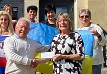 Crediton group raised funds for Ukraine 
