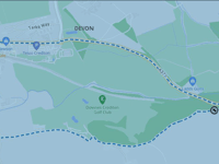 Advance warning of Fordton level crossing works in Crediton
