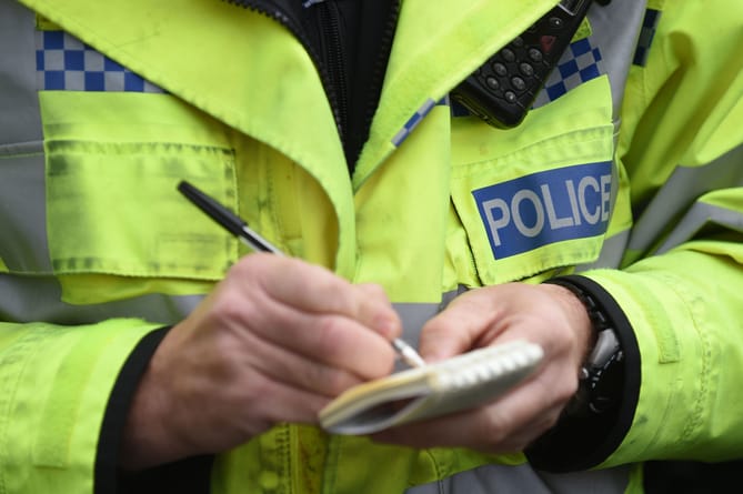 Police notebook.