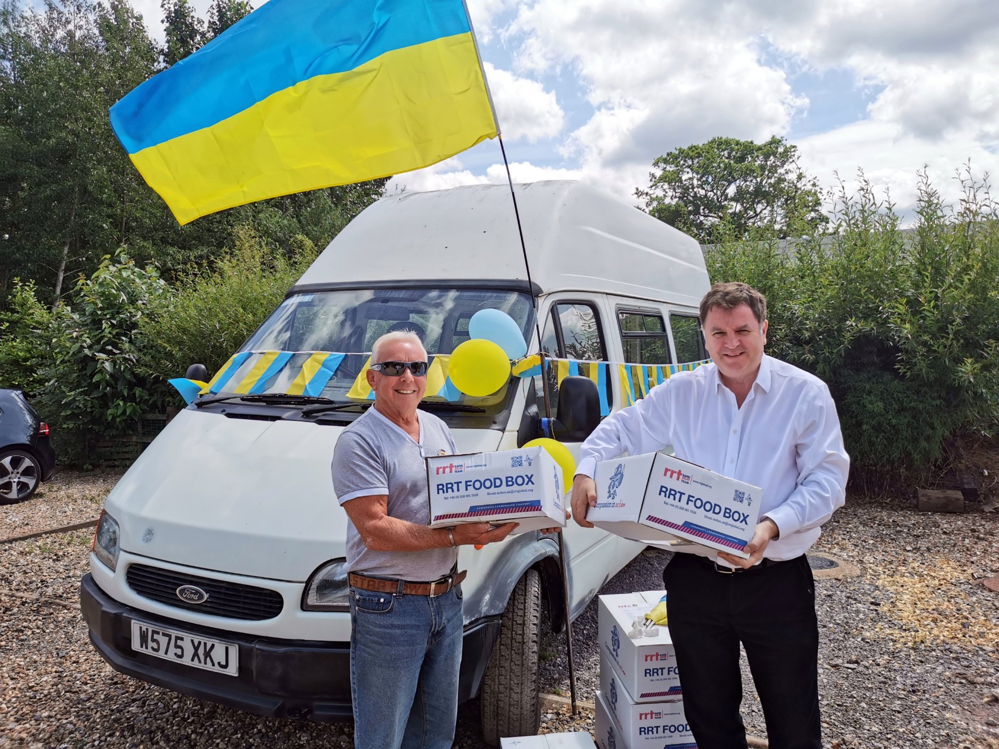 Local support for Ukraine, by Mel Stride, the MP for Central Devon