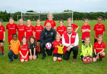 Defibrillator and CPR training scheme for grassroots football