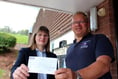 Crediton RFC present cheque to Devon Air Ambulance
