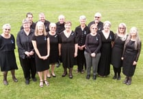 Charity concert with The Crediton Singers on Sunday, September 17
