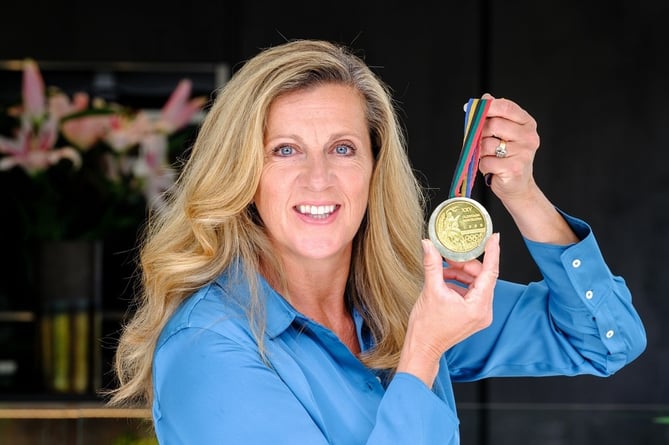 Brighton, UK. 26 May, 2022. 
Sally Gunnell - ambassador for Osteolabs
Picture by Jim Holden
