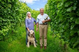 The owners of the Wellhayes Vineyard.