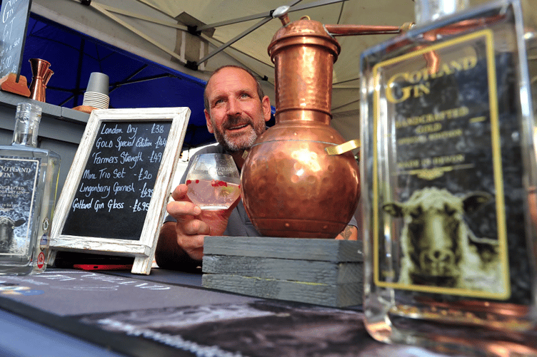 Mark Rees from Highampton-based Gotland Gin.