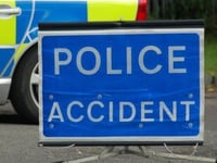 Driver became trapped in pickup truck near Winkleigh