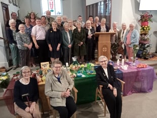 Harvest celebrated at Crediton Methodist Church
