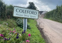 Lapford residents bemused at overnight road sign change
