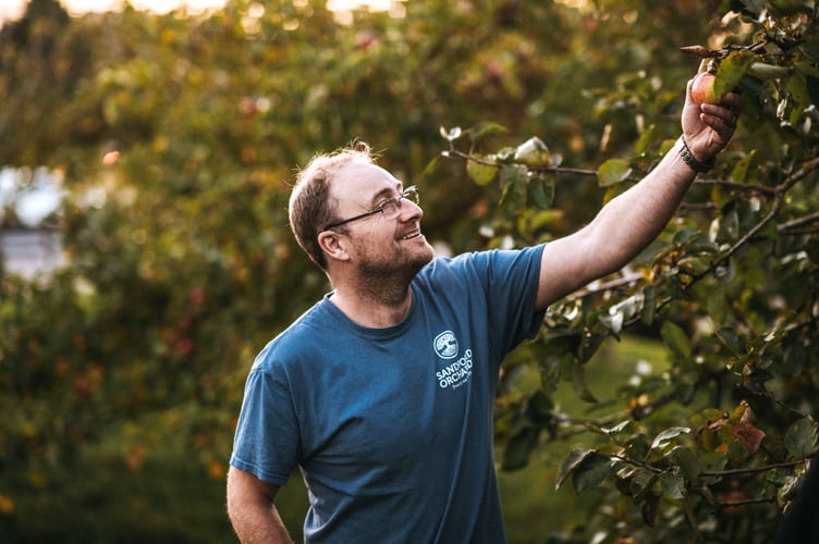 Barny Butterfield has spoken of the bumper harvest of apples this year.