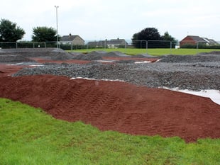 £60,000 pump track almost completed at Bow Village Hall
