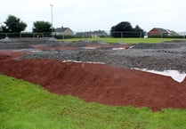 £60,000 pump track almost completed at Bow Village Hall

