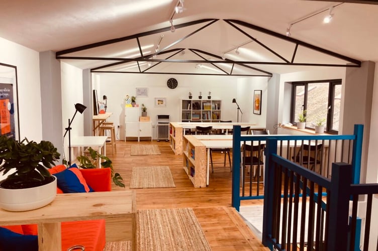 The Bookery’s co-working space, The Hub.