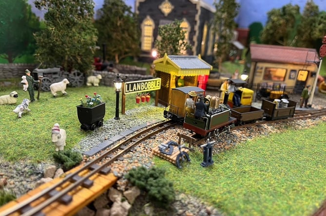 One of the layouts at Culm Valley Model Railway Club's annual show.