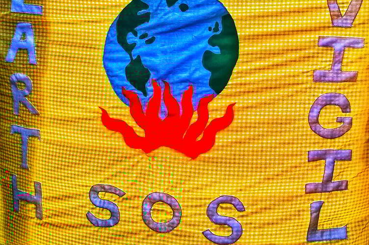 Exeter Quakers banners.