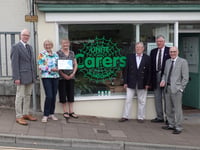 Freemasons commit £12,966 to Mid Devon carers charity in next 3 years
