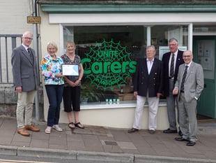 Freemasons commit £12,966 to Mid Devon carers charity in next 3 years

