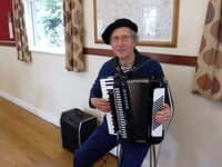 Continental breakfast enjoyed by Cheriton Fitzpaine Twinning group