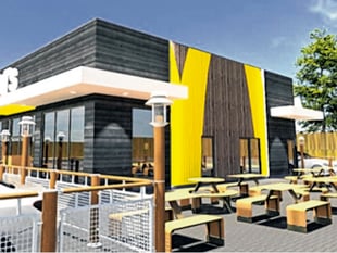 Infrastructure begins to arrive for Crediton McDonald’s restaurant
