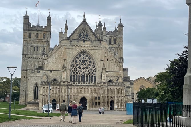Exeter Cathedral. AQ 8924