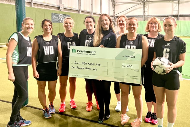 Exeter netball team shoot and score in funding bid
