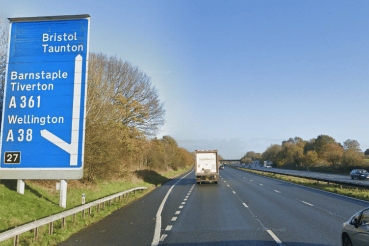 Bridge repairs are being carried out to junction 27 of the M5 motorway.