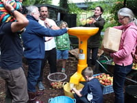 Apple pressing day went well at Penstone
