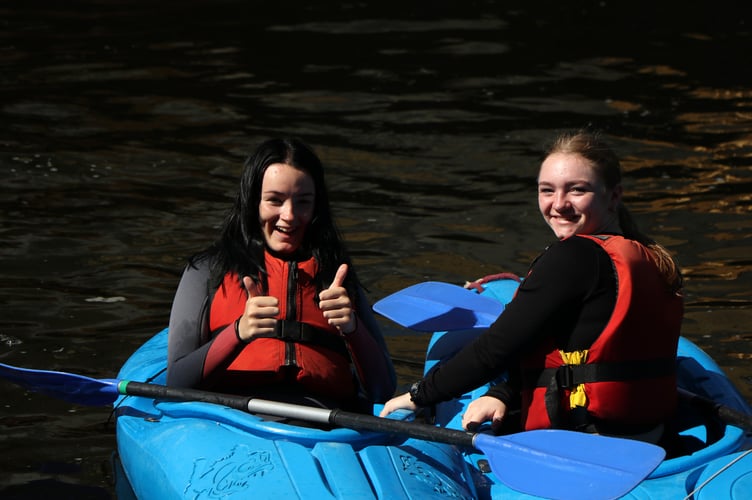 Kayaking fun.
