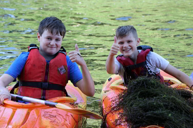 Kayaking fun. Image: Daniel Ridgeway