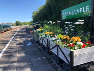 Bloomin’ marvellous result, Barnstaple Station is rated ‘Outstanding’
