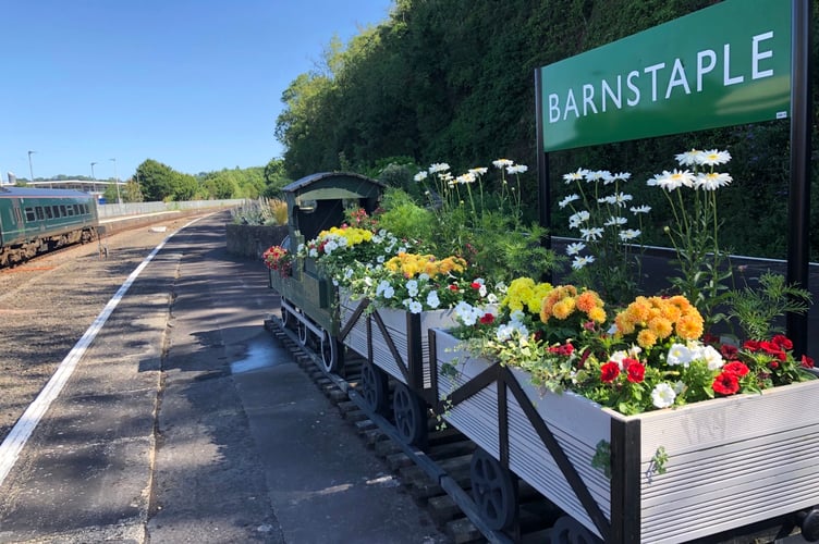 Barnstaple Railway Station.