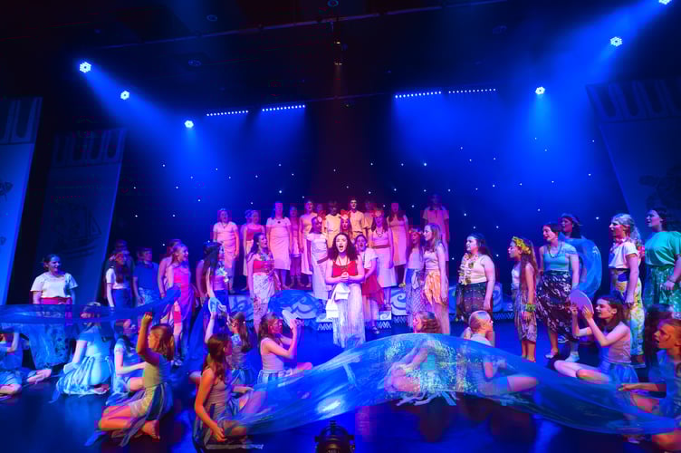 QE Theatre Academy Year Seven and Eight’s production of ‘Moana Jr’.