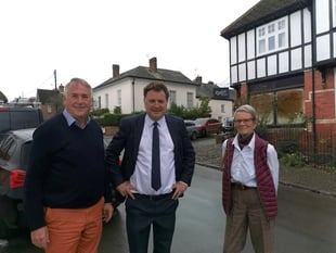 MP in Thorverton for briefing on affordable housing plans
