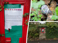 Lewdown postbox blighted by snails eating the mail