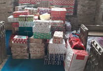 93 shoe boxes leaving Coldridge for children in Bulgaria
