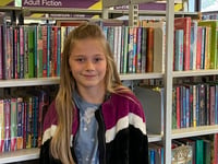 Bookworm Mila reads 100 books on Secret Book Quest
