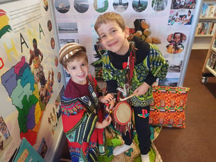 Children enjoyed Africa event at Crediton Library
