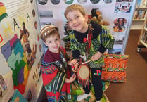 Children enjoyed Africa event at Crediton Library
