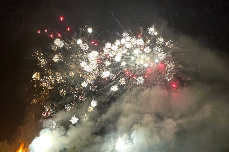 At a recent firework display.  AQ 9859