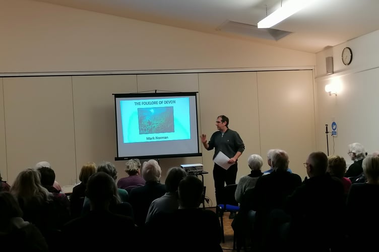 Mark Norman during a recent presentation.