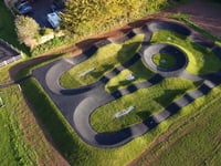Impressive pump track opened by World Champion at Bow
