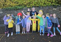 Spots and stripes at Yeoford for Children in Need
